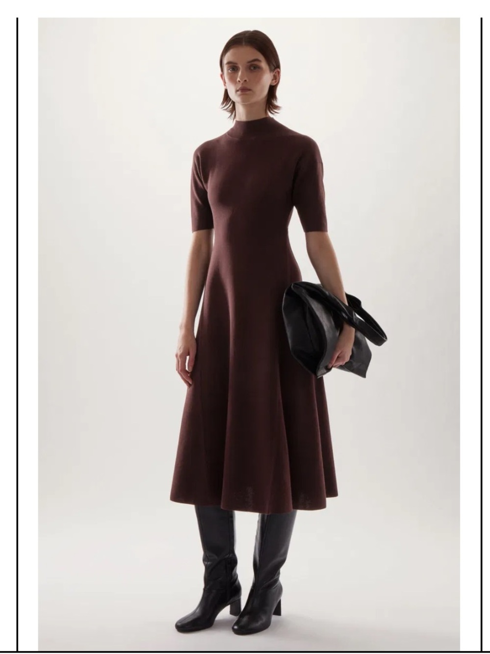 COS
High Neck Knitted Midi Skater
Dress Size Small